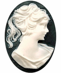 Classic Cameos - Woman in Profile - Timeless Lady Portrait Cameo