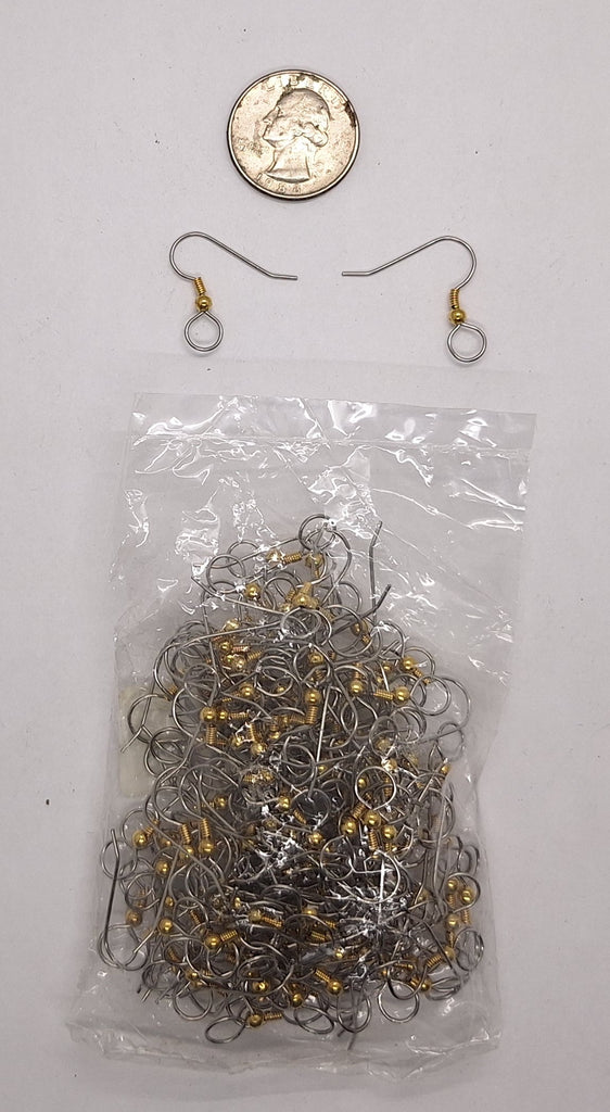 Closeout - 72pcs Large Loop Surgical Steel Earwire Earring Fish Hook Finding 659q