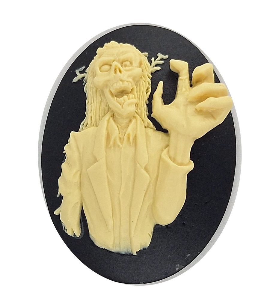 40x30mm Zombie Cameo Monster Skull Walking Dead skeleton gothic 826x