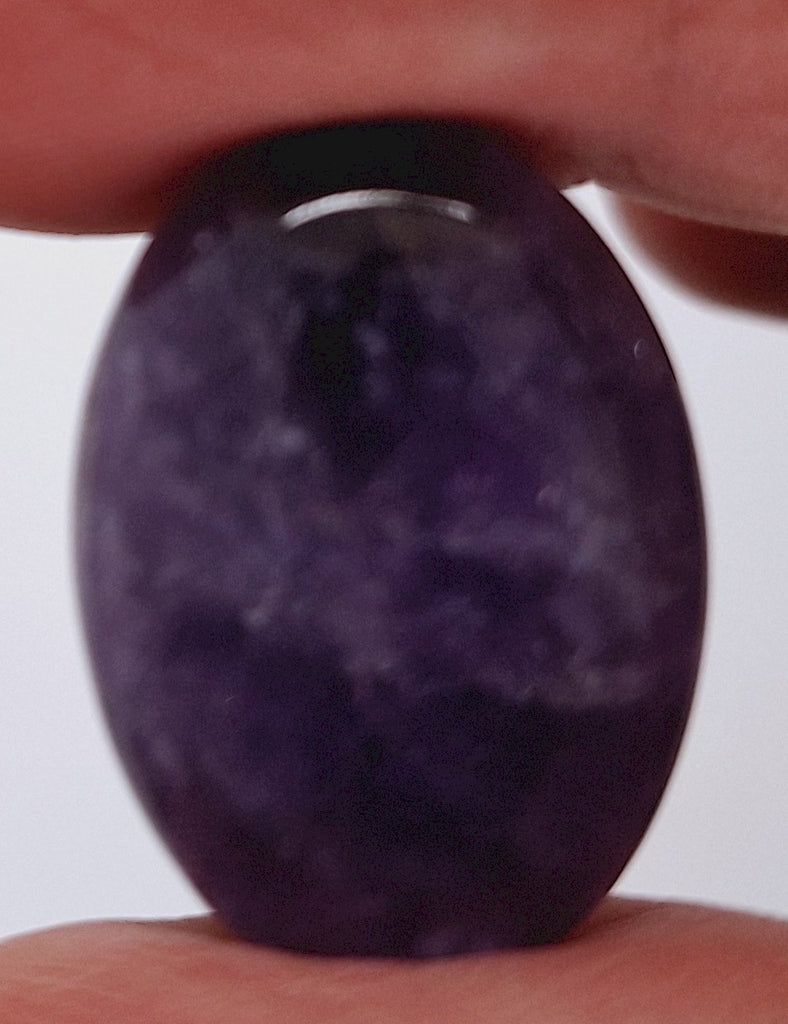 25x18mm Purple Amethyst Flat Backed Loose Semi-precious Gemstone Cabochon 958xF