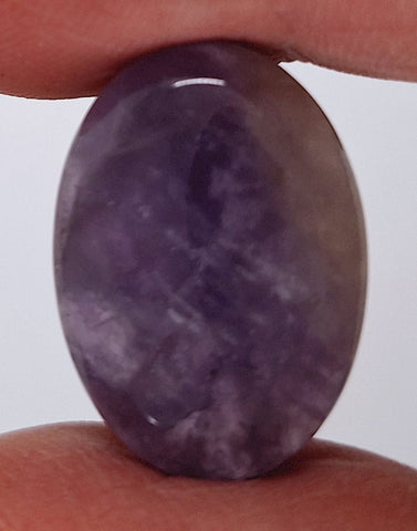 25x18mm Purple Amethyst Flat Backed Loose Semi-precious Gemstone Cabochon 958xN