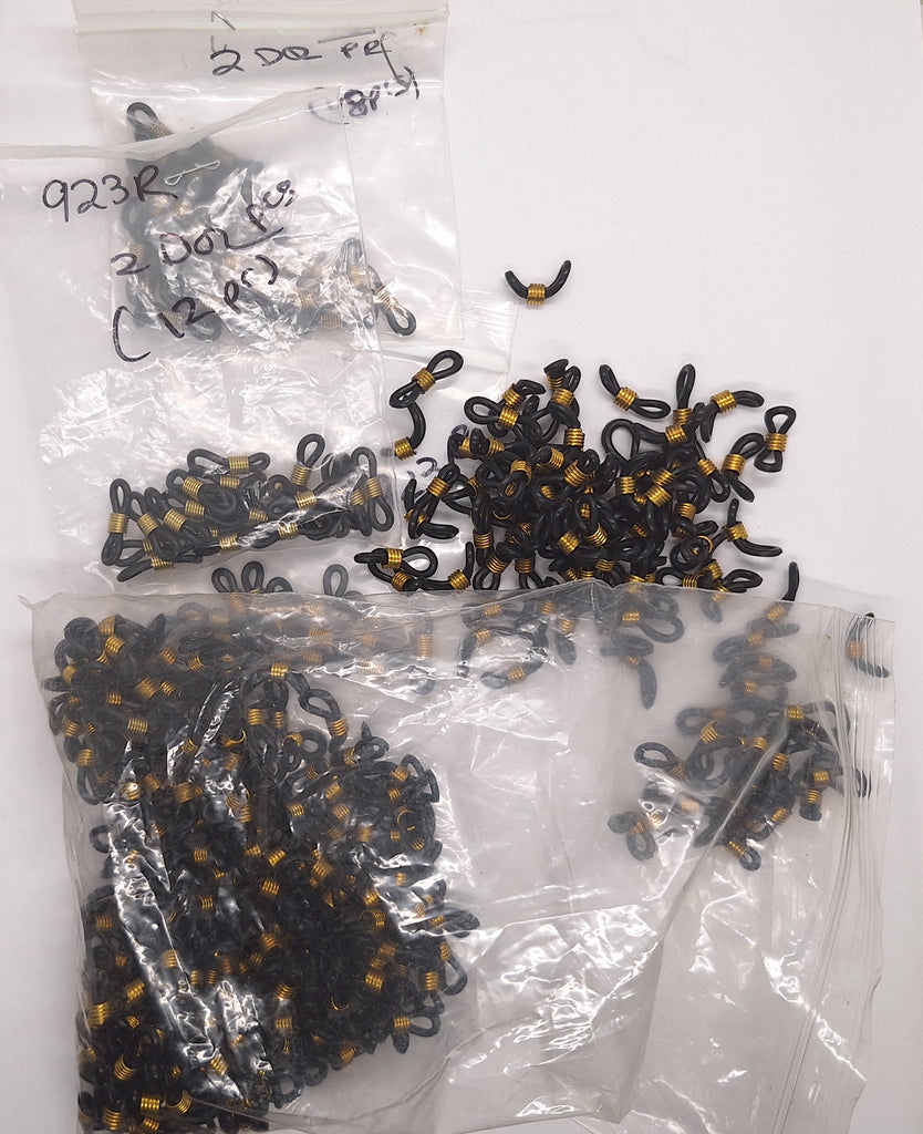 Closeout- Bag of Rubber Eyeglass Holders gold L734
