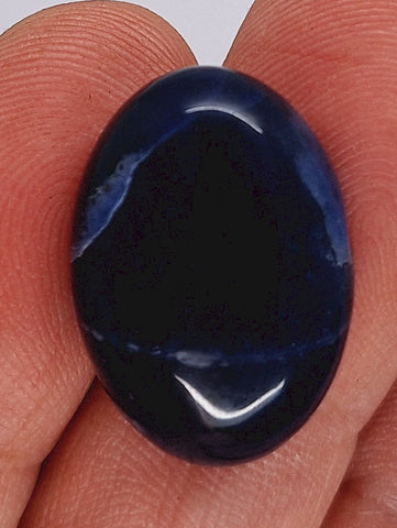 25x18mm Natural Sodalite Flat Back Cabochon Gemstone Cameo Jewelry Supply S2079H