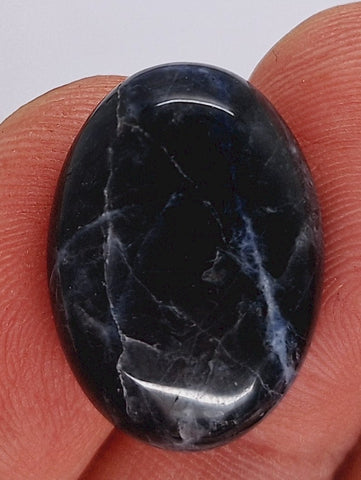 25x18mm Natural Sodalite Flat Back Cabochon Gemstone Cameo Jewelry Supply S2079L