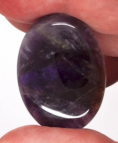40x30mm Natural Amethyst Gemstone Flat Back Cabachon  Cabochon S2104C