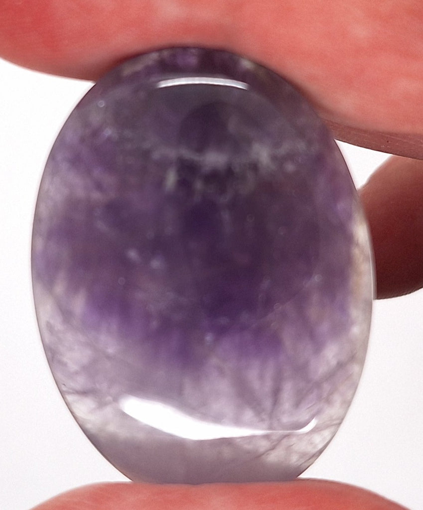 40x30mm Natural Amethyst Gemstone Flat Back Cabachon Cabochon S2104F