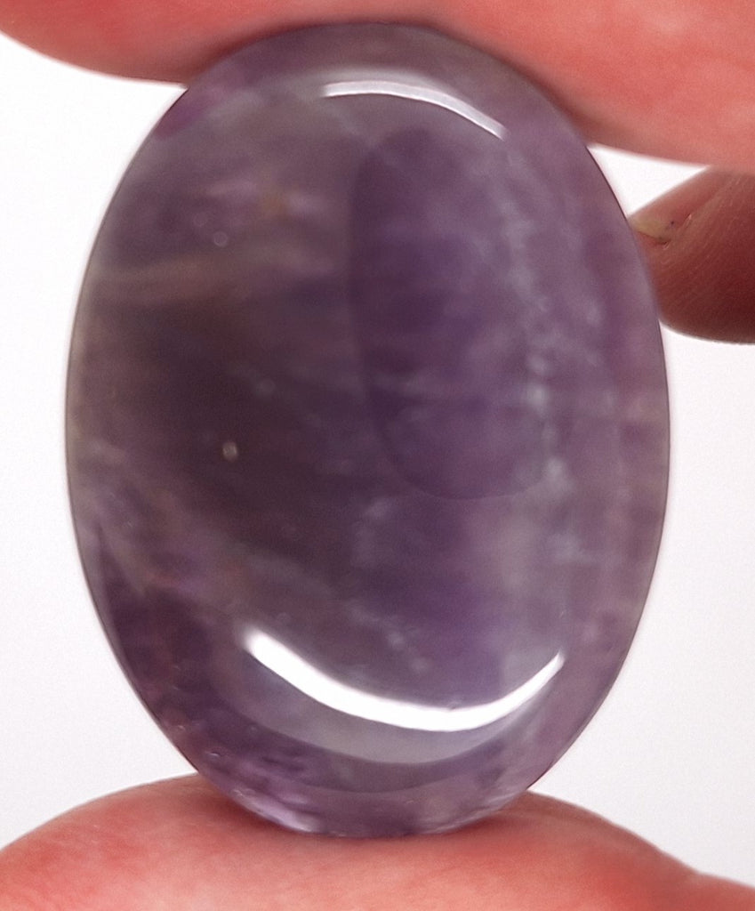 40x30mm Natural Amethyst Gemstone Flat Back Cabachon S2104i