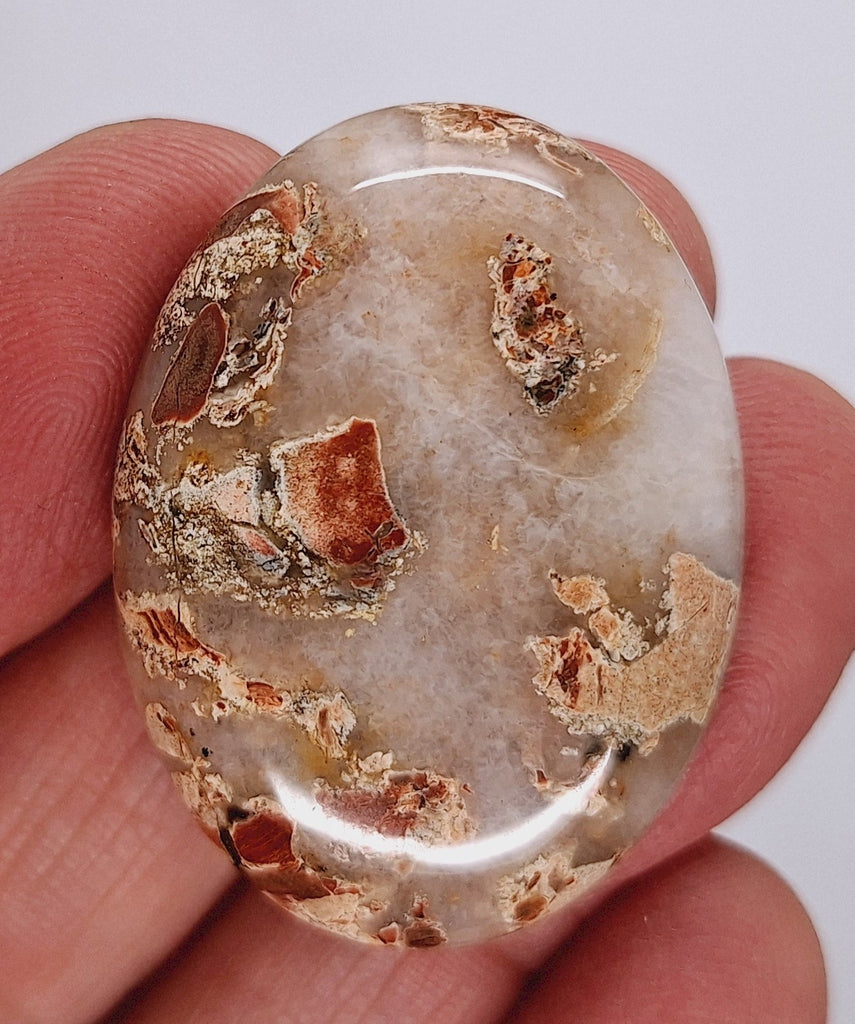 40x30mm Brecciated Jasper Cabochon Oval Loose Gem stone Cab S2175i