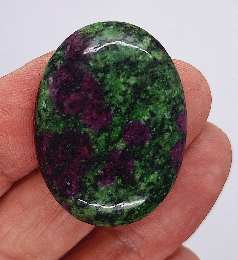 40x30mm Anyolite Ruby in Zoisite loose flat backed cabochon S2203B