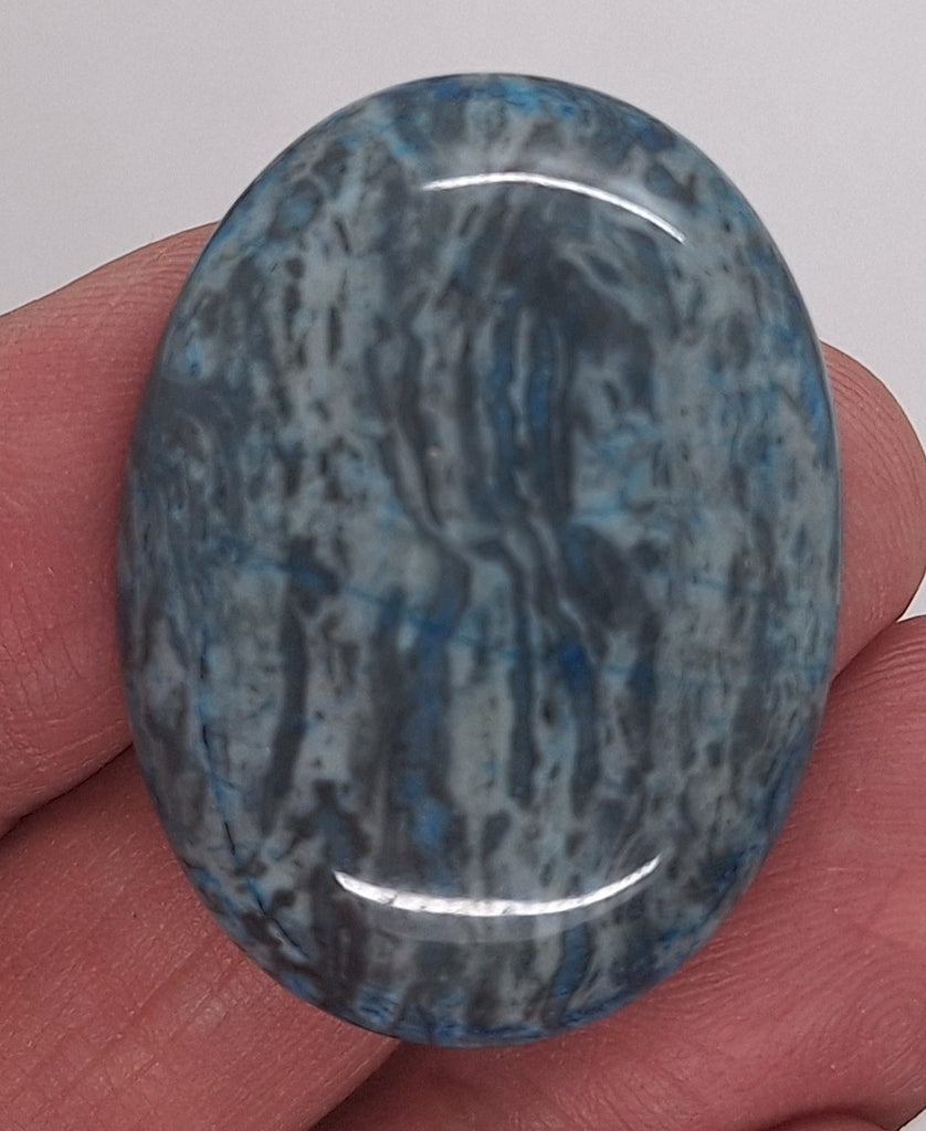 40x30mm Dyed Ripple Jasper Oval Cabochon Gemstone S4183D