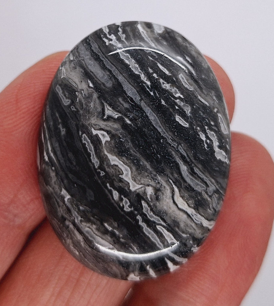 40x30mm Netstone Jasper Cabochon Flat Backed Loose Semi-precious Cabochon S4194E