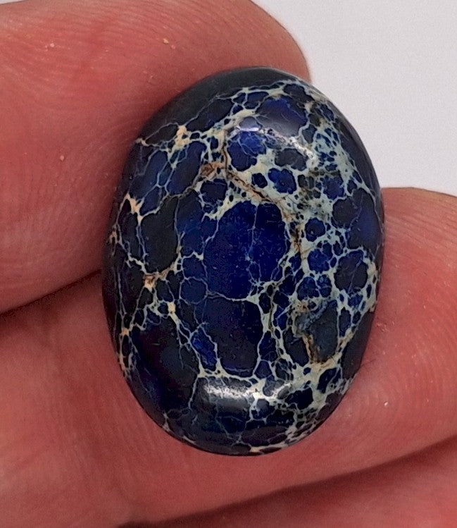 25x18mm Mixed color Matrix Collage Cabochon Oval Flat Back Stone S4221q