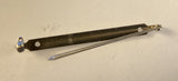 2 inch NARROW SUPERIOR Solid Nickel MADE IN USA Bar Pin Brooch Pin S4166