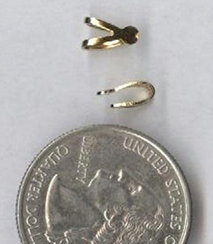 Item#107x Gold Pendant Bail Y style 3 mm pad