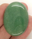 40x30mm Green Aventurine Flat backed gemstone cabachon semi-precious stone S4056