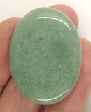 40x30mm Green Aventurine Flat backed gemstone cabachon semi-precious stone S4056