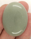 40x30mm Green Aventurine Flat backed gemstone cabachon semi-precious stone S4056