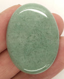 40x30mm Green Aventurine Flat backed gemstone cabachon semi-precious stone S4056
