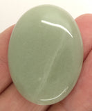 40x30mm Green Aventurine Flat backed gemstone cabachon semi-precious stone S4056