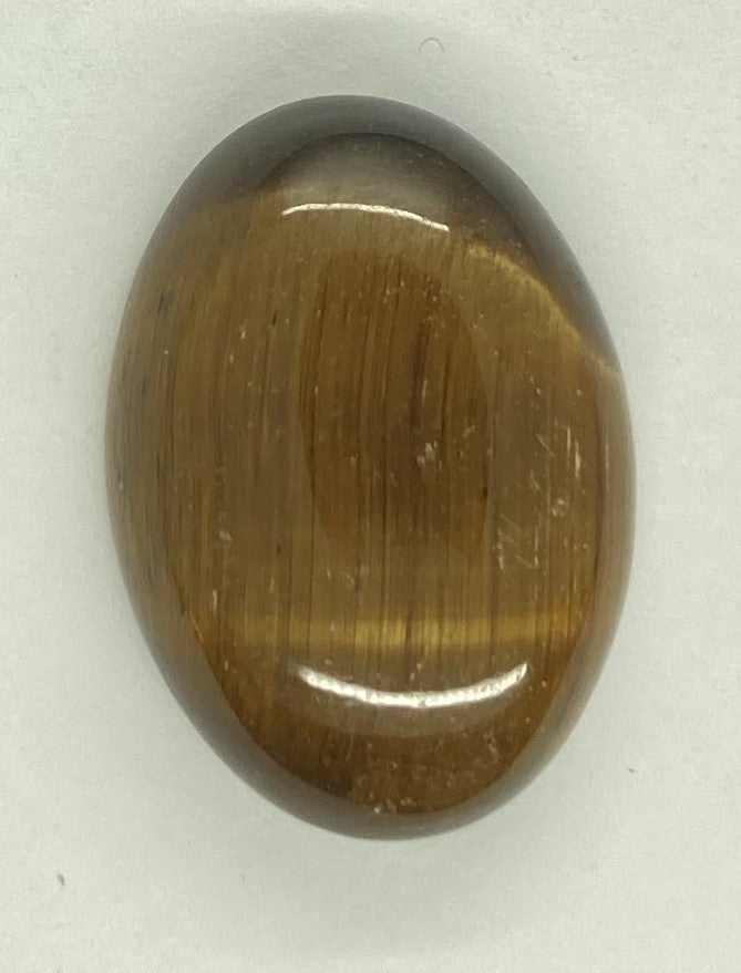 25x18mm Flat Backed Oval Tiger Eye Cabochon 440xC