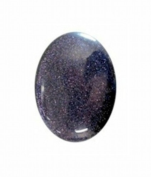 8x6mm Blue Goldstone Semi Precious Gemstone Cabochon 448x