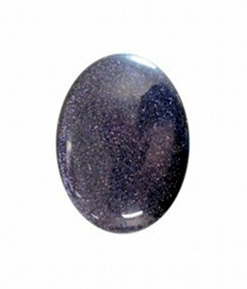 10x8mm Blue Goldstone Cabochon Semi-Precious Gemstone 449x