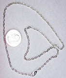 Silver 18inch Necklace Cable Chain 4x2.5mm 501x