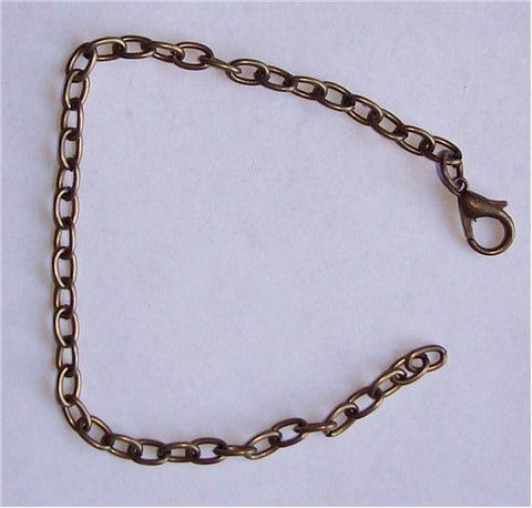 Antique Bronze Bracelet with Lobster Clasp 581x