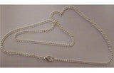Silver 18 inch Curb Chain Necklace with Lobster Clasp 626x
