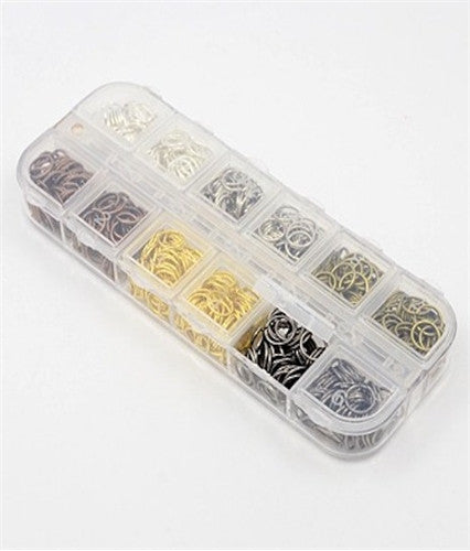 Jump Ring Kit 6mm Mixed Color Jewellery Supplies and Findings 636x