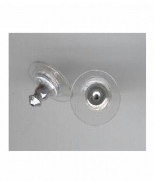 Silver Nickel free nut, plastic flange (sold by the pair) 662q