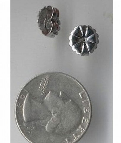 Item#663q Silver Monster ear nut ( pair )