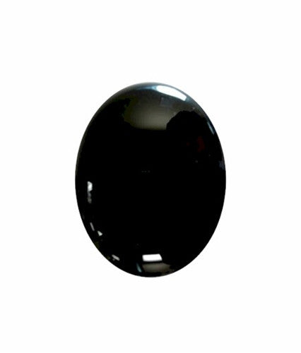 8x6mm Black Onyx Flat Back Cabochon 674x