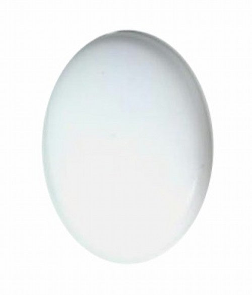 30x22mm blank white plastic cabochon 802q