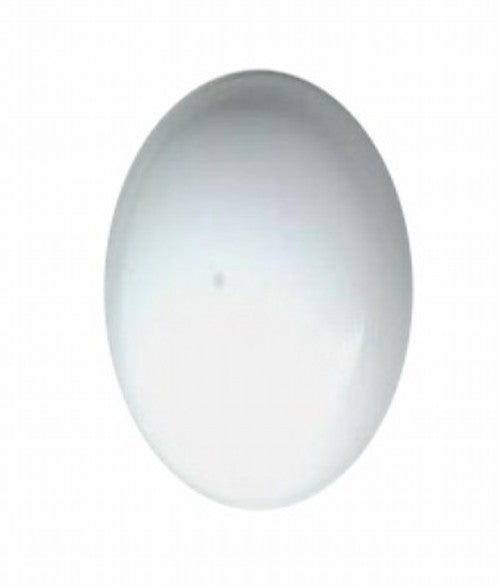 25x18mm blank white plastic cabochon 803q