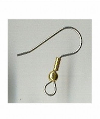 Item#816R Surgical Steel two tone Ear Wire (sold in pairs)