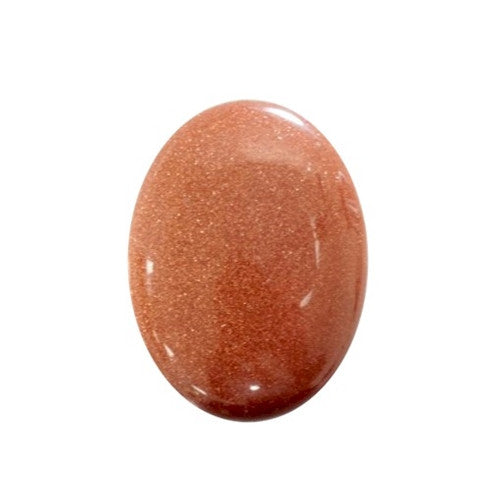 18x13mm Brown Goldstone Cabochon Flat Backed Loose Gemstone 854x
