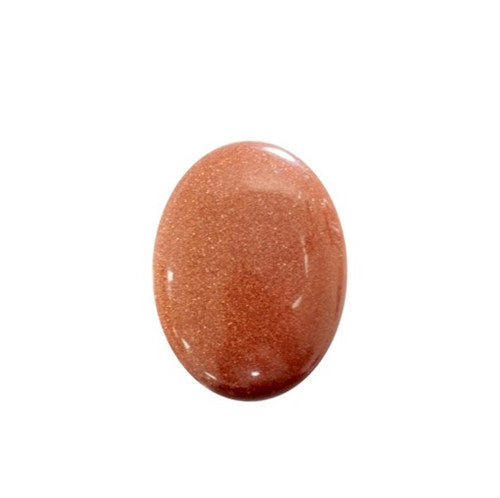 10x8mm Brown Goldstone Cabochon Flat Backed Loose Gemstone 855x