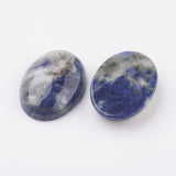 18x13mm Natural Sodalite Flat Back Cabochon Gemstone Cameo Jewelry Supply S2083
