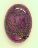 25x18mm Violet Purple Dyed Ripple Jasper Semi-Precious gemstone Flat back cabachon S2092