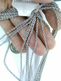 23 inch Stainless Steel Rope Chain Necklace with Lobster Claw Clasp 304 stainless 2.5mm  thick S2160