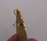 40x30mm Antique Gold Brooch Setting with Pendant Bail S4187