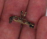 4pc lot- Closeout - 3/4 inch Antique Bronze pin back with pendant bail brooch pin jewelry supplies L742