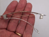 95mm 3-3/4 inches Real French Barrette Back made in France PRONGED HOLE 957R
