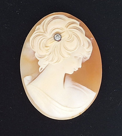 40x30mm Italian Real Shell Cameo unmounted loose Genuine Hand Carved Cameo C308