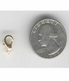 Closeout- Bag of Gold Lobster clasp 12x6.4mm 325q