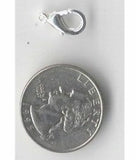 Closeout- Bag of Silver Lobster clasp 14x7.4mm
