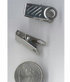 Closeout - 23pcs silver Badge Clip 378q