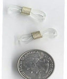 Closeout- Bag of Rubber Eyeglass Holders Silver 382q