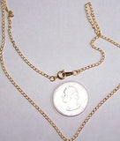 Closeout - 9pcs. of 18inch Fine Gold Curb Chain 499x